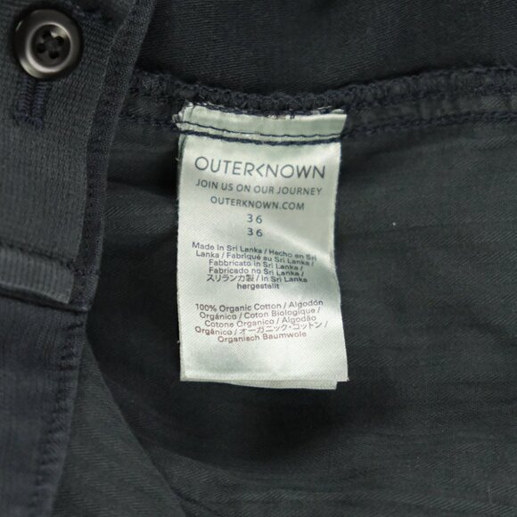Outerknown Voyager Cargo Pants Mens 36 (Fits 36x31) Gray Military Slub - Picture 4 of 8